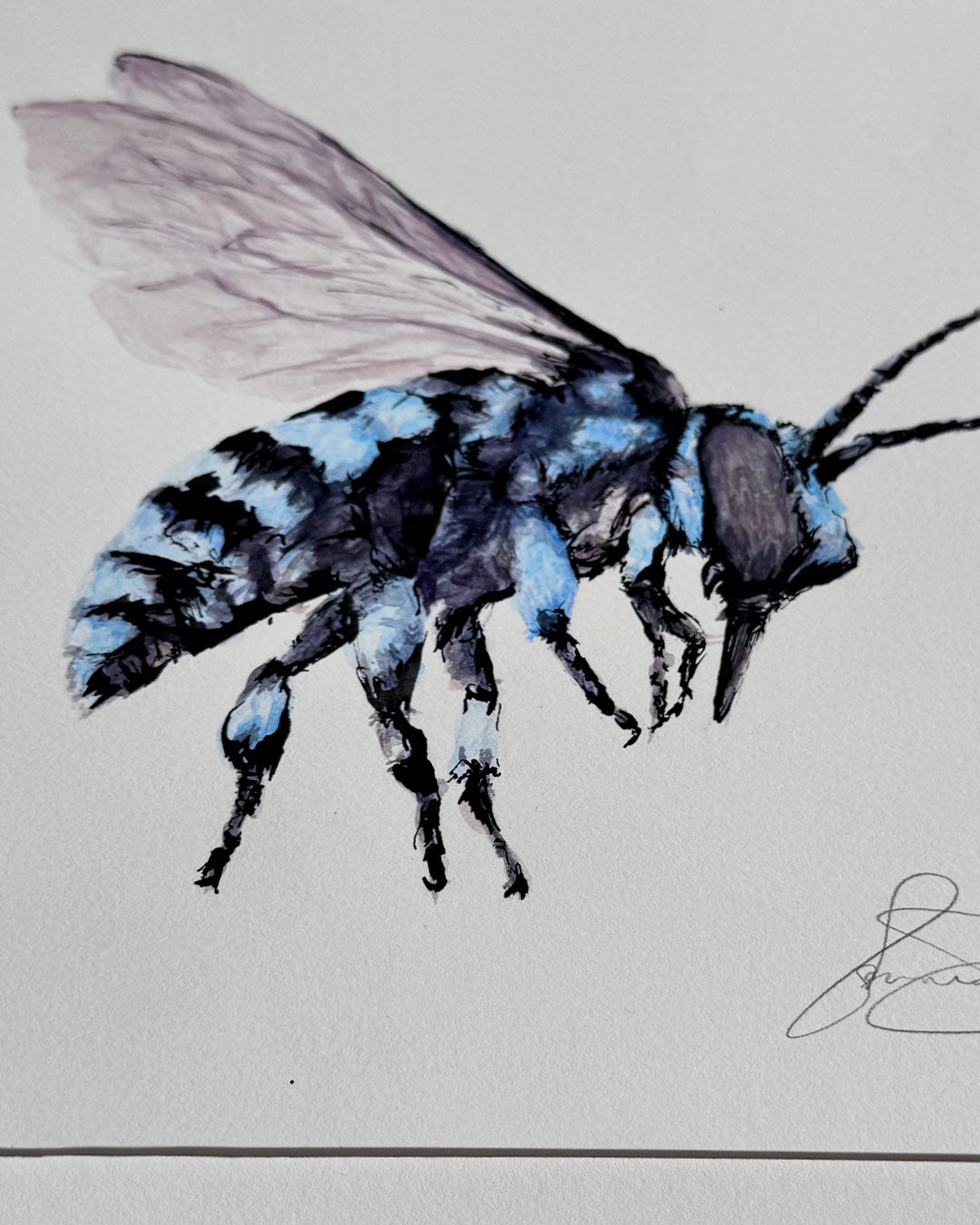 'NEO', the Neon Cuckoo Bee - original artwork