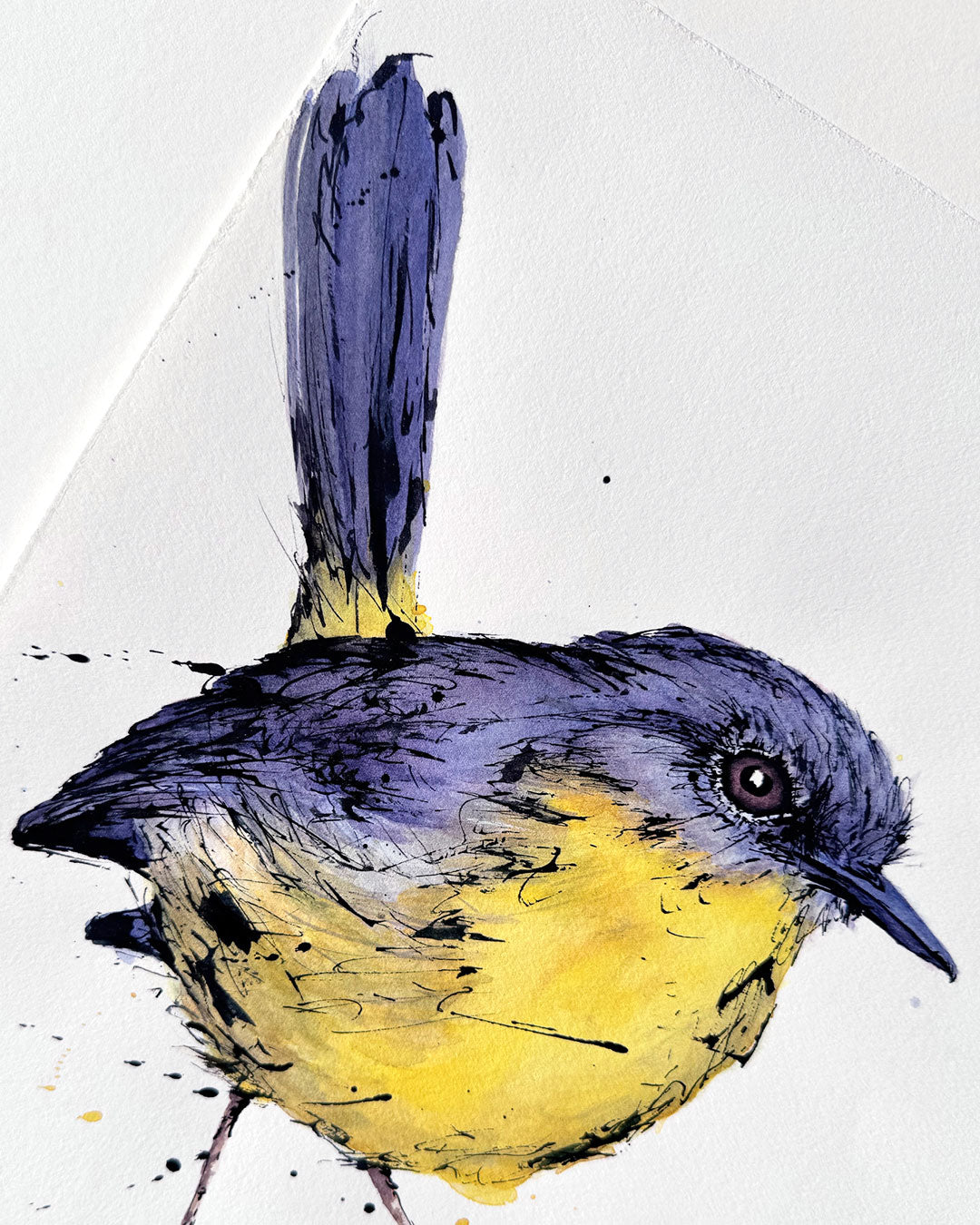 'EASTON' the Eastern Yellow Robin - original artwork