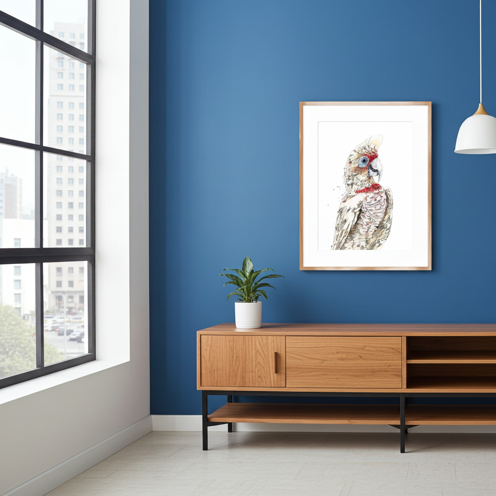 'Bluey', Long-Billed Corella Fine Art Print