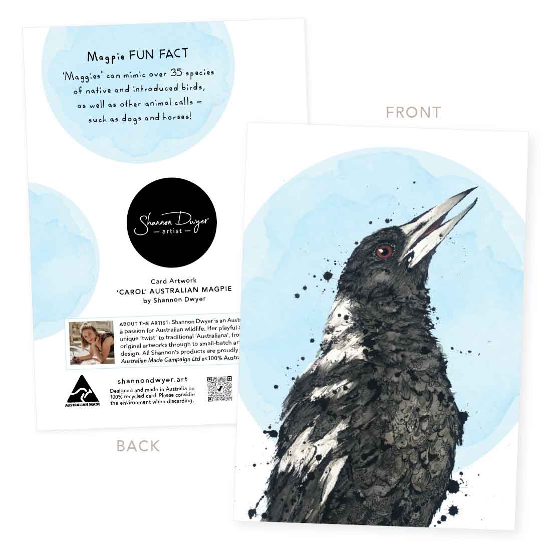 'Carol', Australian Magpie