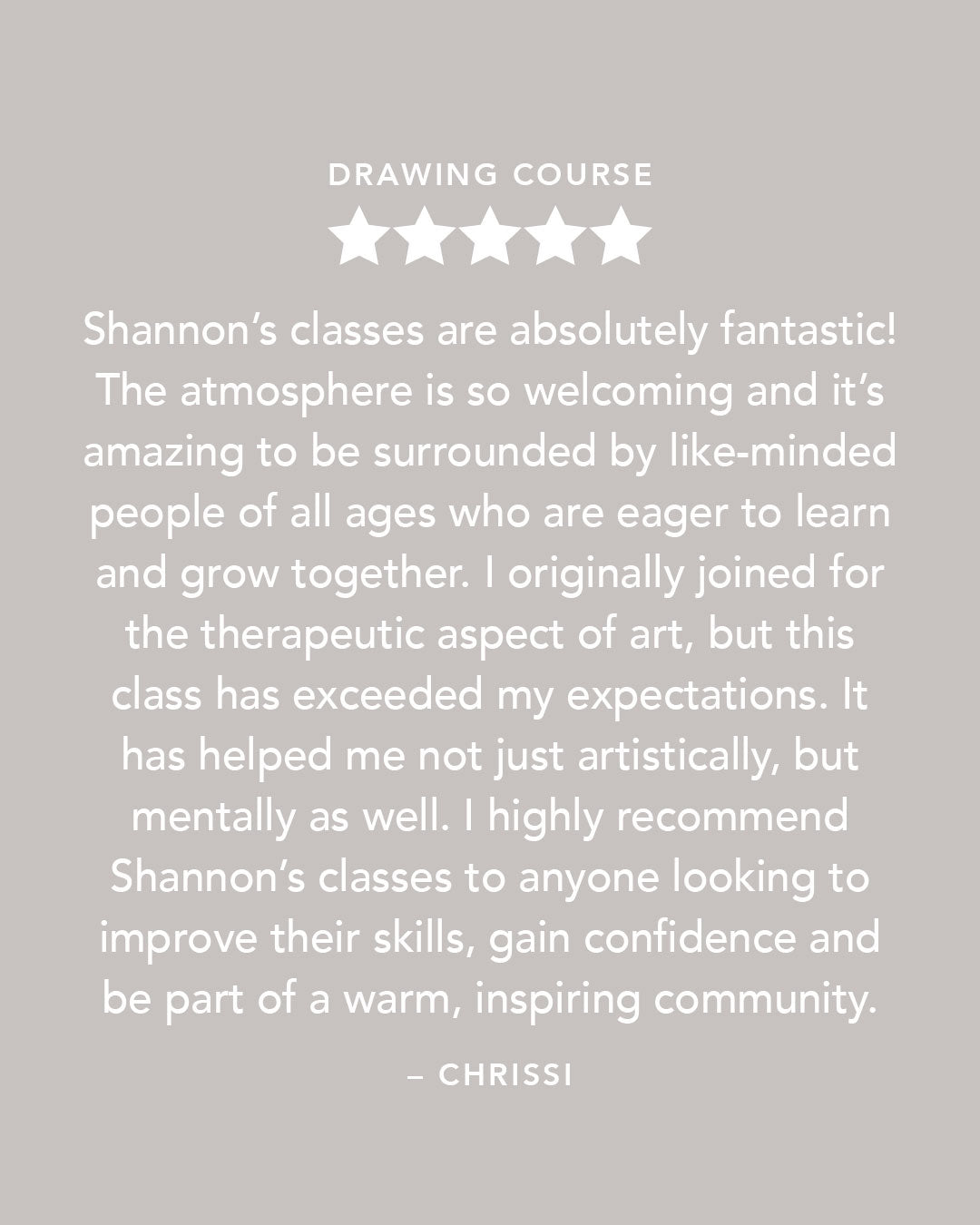 Afternoon Wildlife Drawing Courses