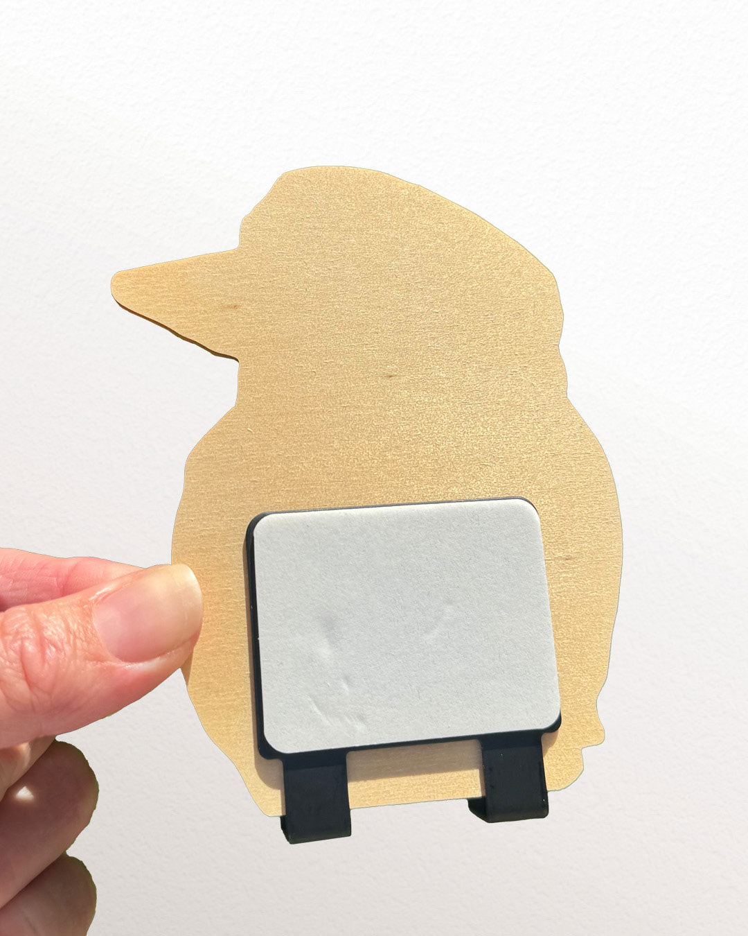 'Floofy' Laughing Kookaburra | Wooden Wildlife Key Hook | Australian Bird Wall Art