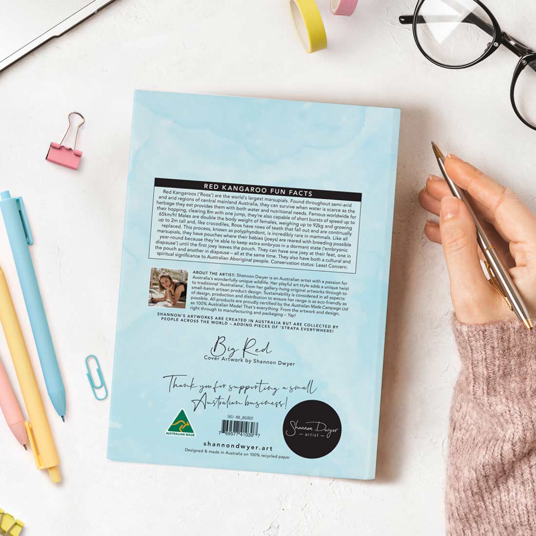 'Big Red' the 'Roo' Notebook