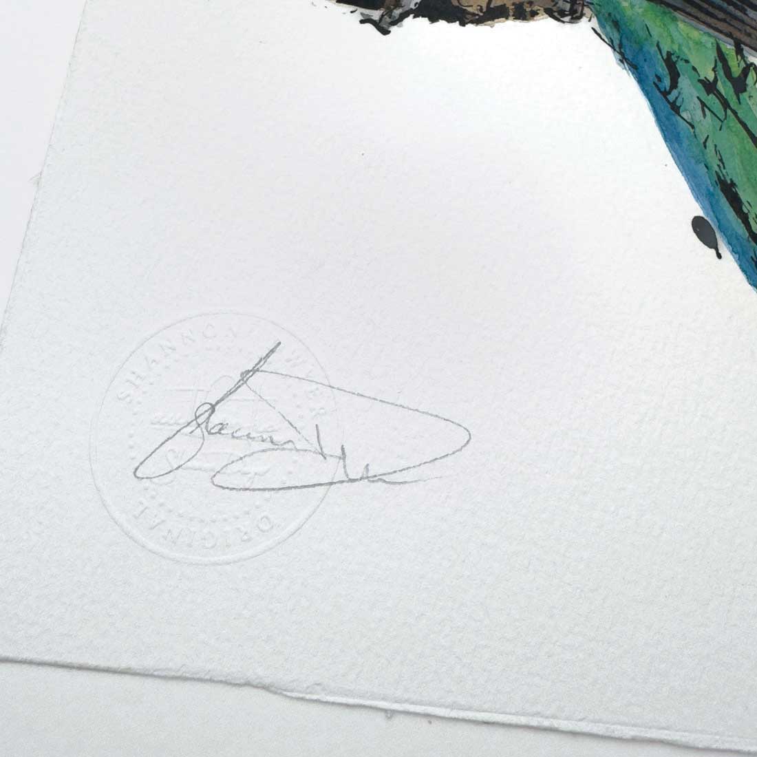 SOLD - 'ROWAN', the Rosella - original artwork