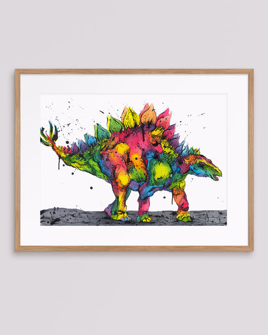 'Psychedelosaurus', Stegosaurus Dinosaur