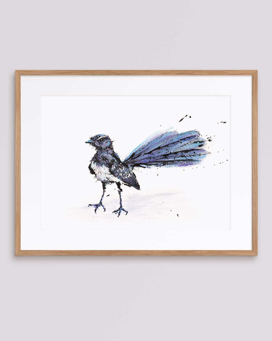 WHIP the Willie Wagtail Fine Art Print