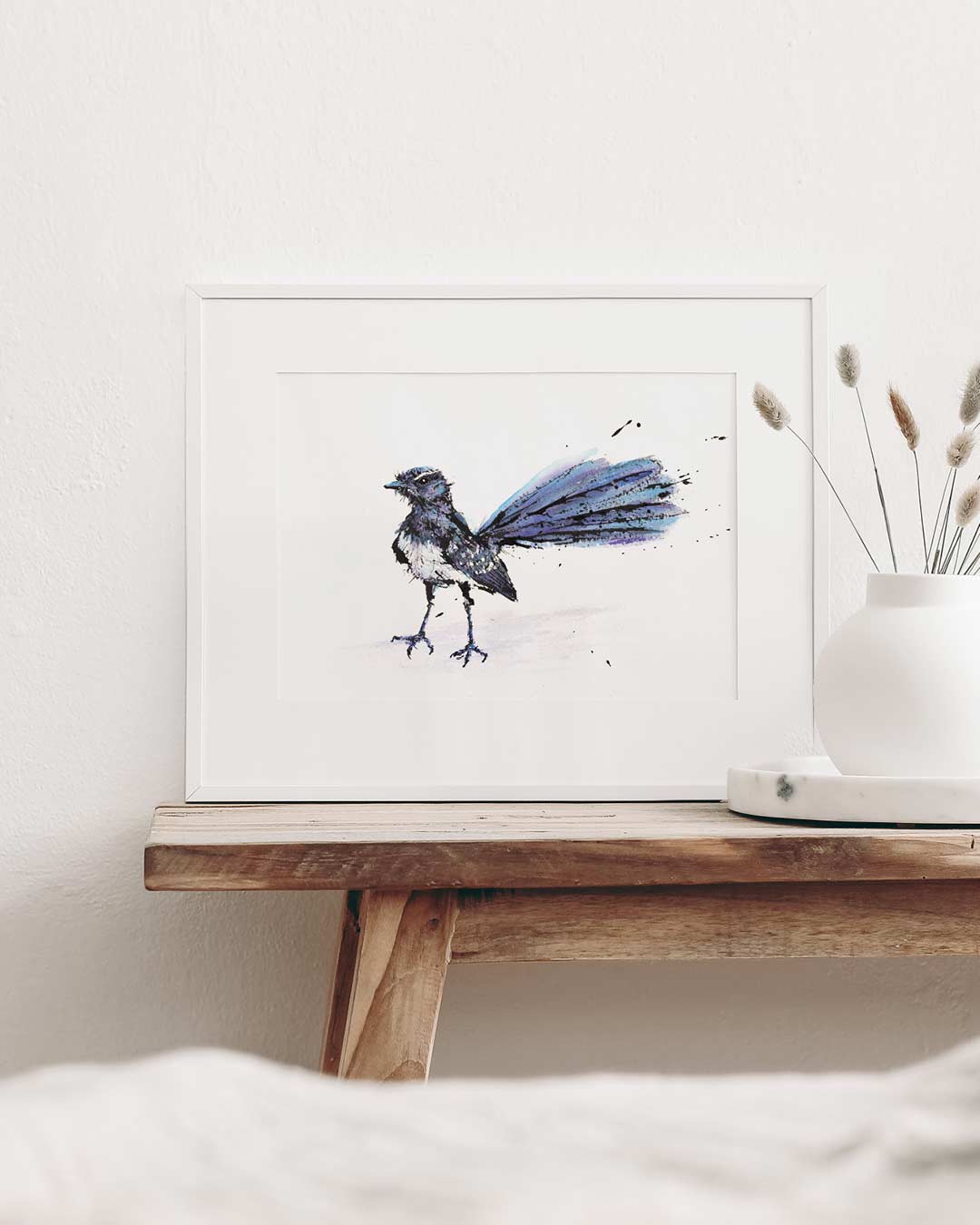 WHIP the Willie Wagtail Fine Art Print