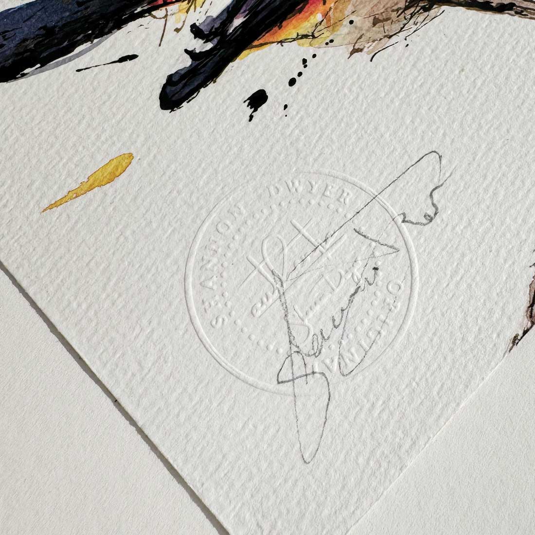 SOLD - 'MRS SPOTS', the Spotted Pardalote