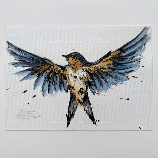 SOLD - 'YOU'RE WELCOME', Welcome Swallow
