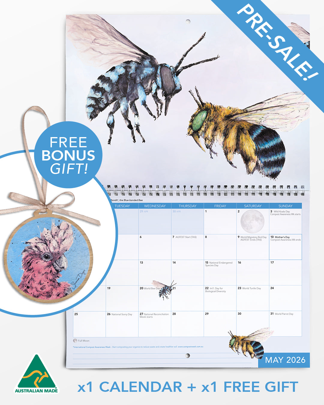 2026 Calendar - PRE-SALE! + BONUS GIFT!*