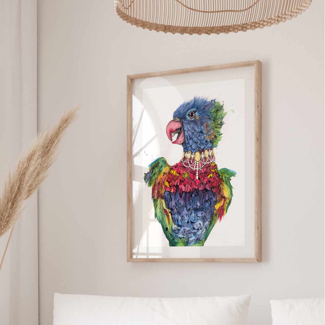     Vibrant Australian bird artwork by Shannon Dwyer