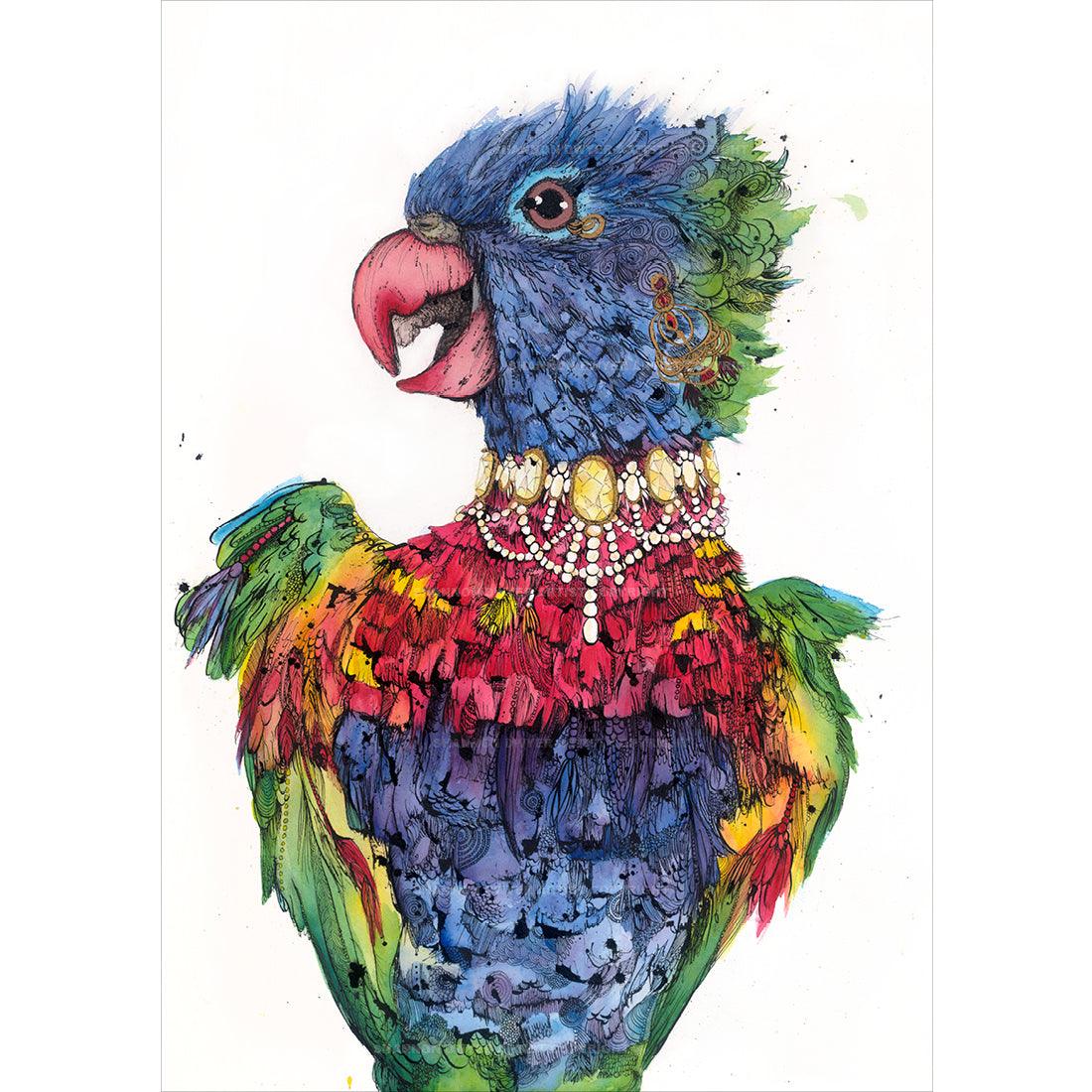     Rainbow Lorikeet artwork celebrating LGBTQIA+ Pride