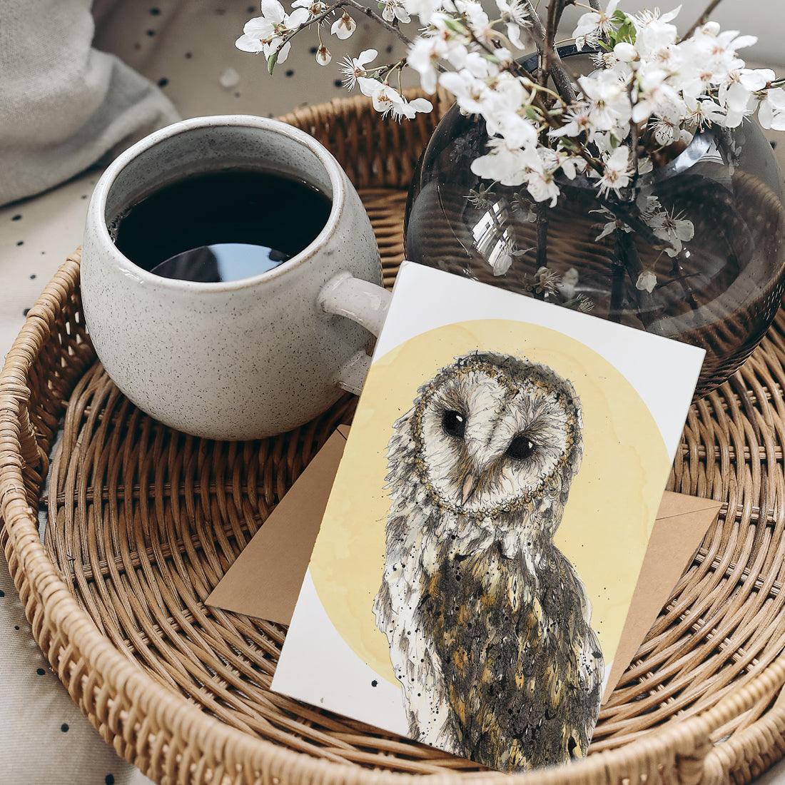 Greeting Card 'Jarli', the Australian Barn Owl