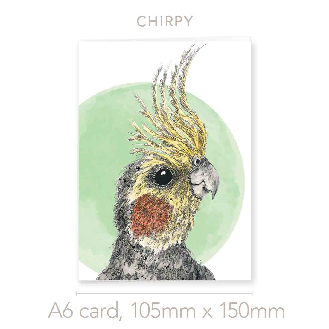 'Chirpy', the Cockatiel