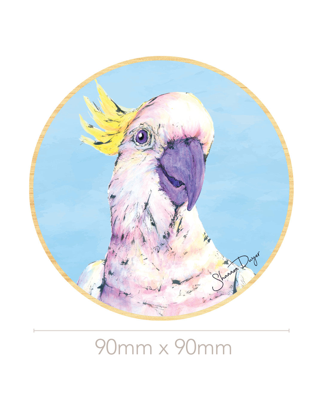 Curious Cockies, Coaster Set of 4