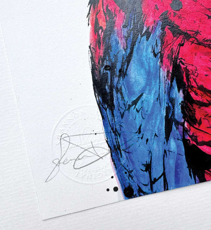 'RUBY' the Crimson Rosella - original artwork