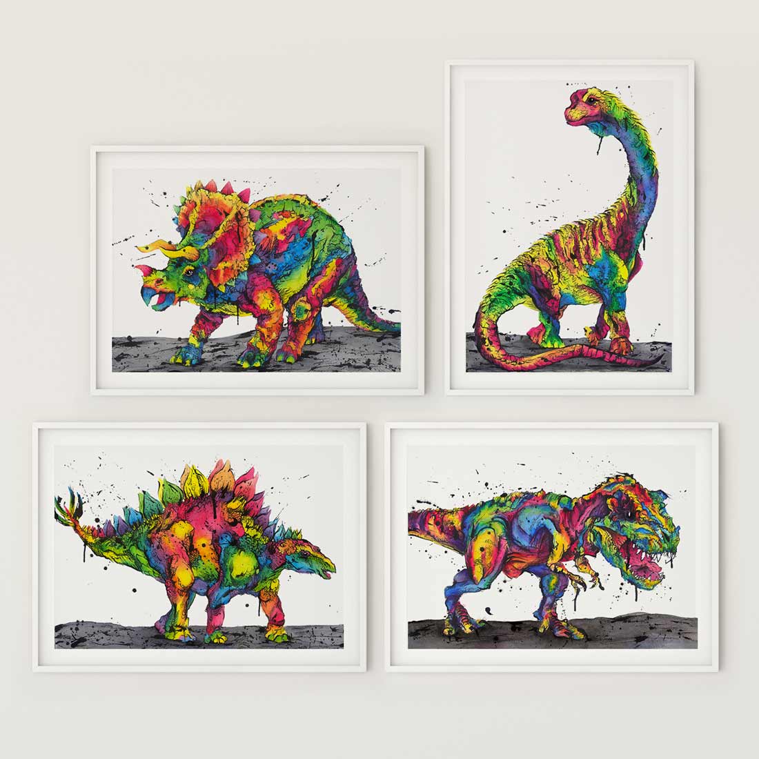 'Rainbow-saurus-Rex', Tyrannosaurus-Rex Dinosaur