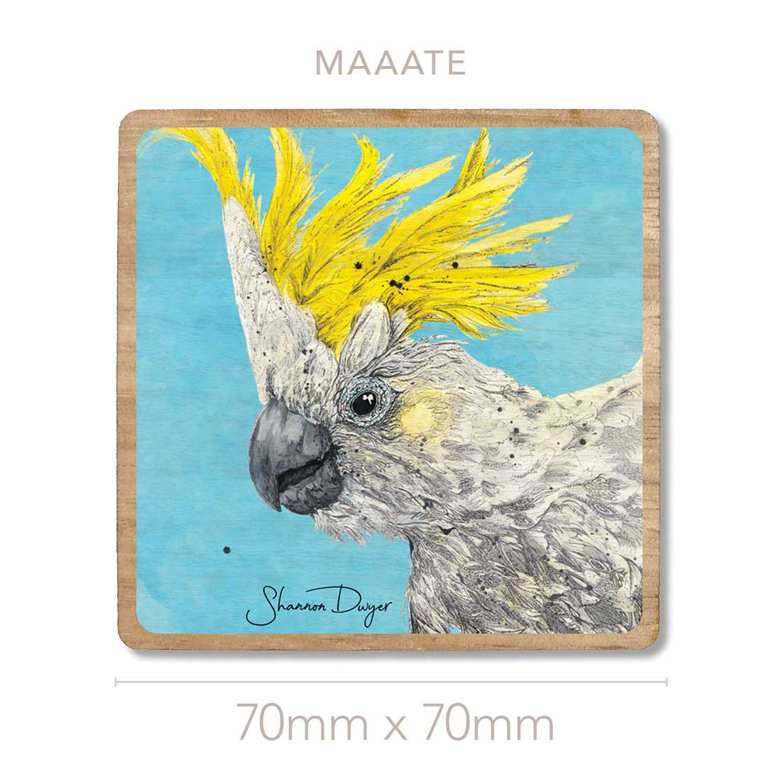 'Maaate' the Sulphur-crested Cockatoo