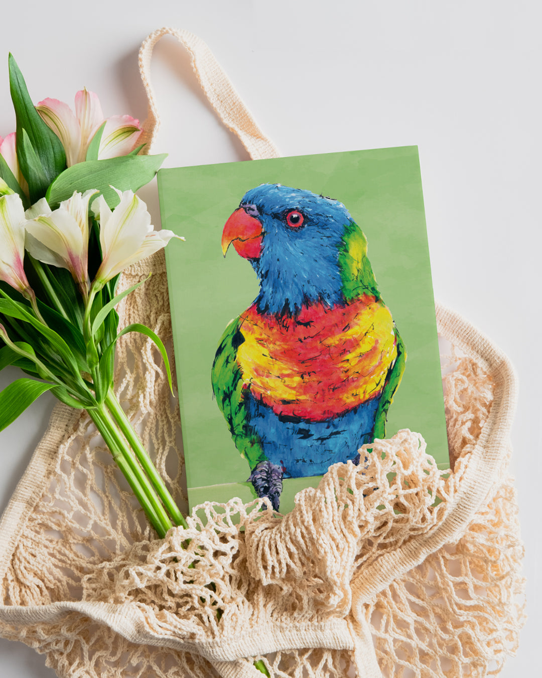 'Buddy' Rainbow Lorikeet | Notebook | Australian Wildlife Art | Shannon Dwyer Artist
