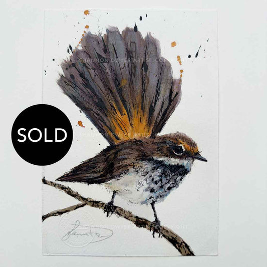 SOLD - 'RIO!', the Rufous Fantail