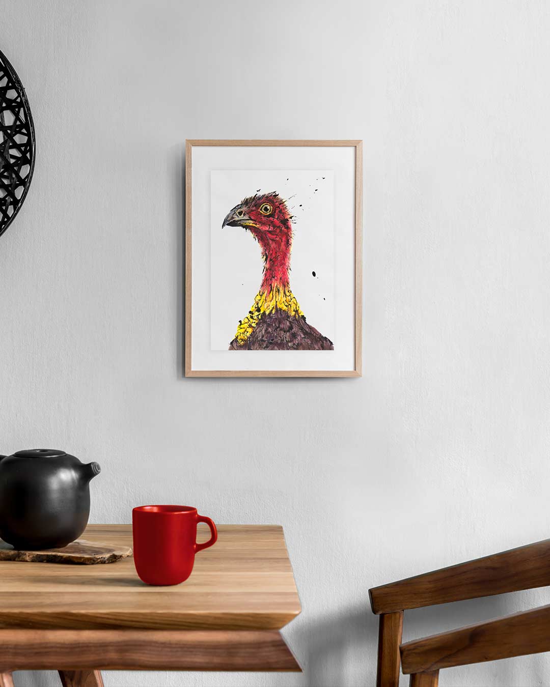Ya Turkey! the Brush Turkey, Fine Art Print