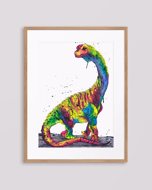 'Brilliant-a-saurus' Long Neck Dinosaur
