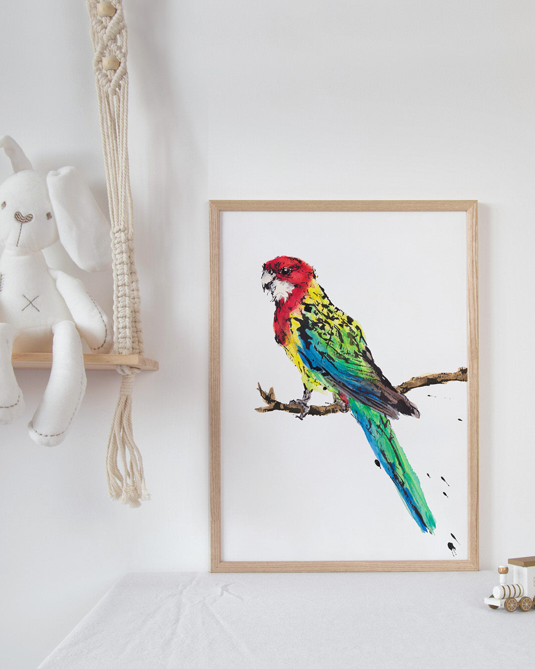 'Rosie' the Eastern Rosella | Fine Art Print | Australian Wildlife Art