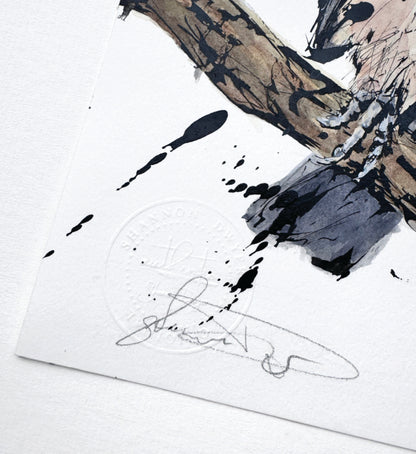 'SPIKE', the Silvereye - original artwork