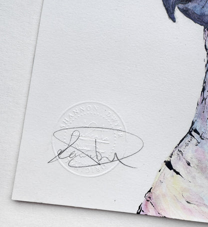 'SUNSHINE', the Sulphur-crested Cockatoo - original artwork