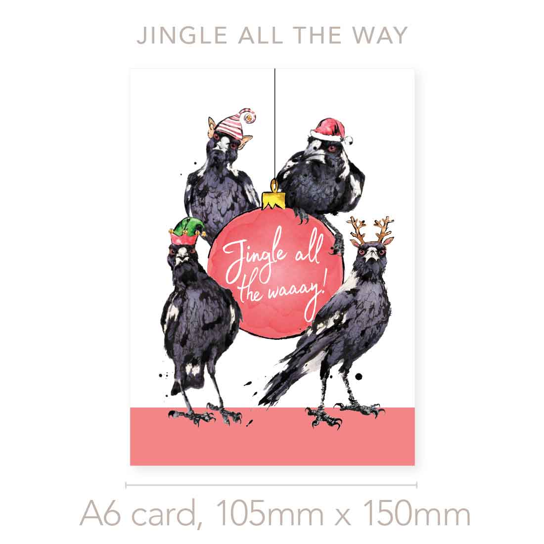 'Jingle All the Way', Festive Magpies